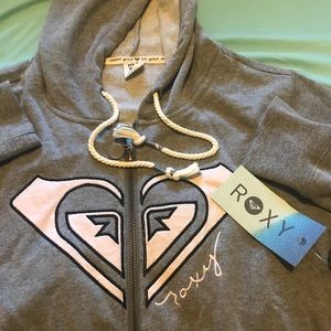 Brand new Roxy zip-up hoodie with tags